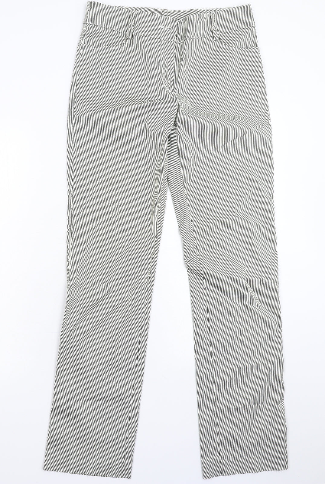 Absolu Womens Grey Striped  Trousers  Size 30 in L32 in