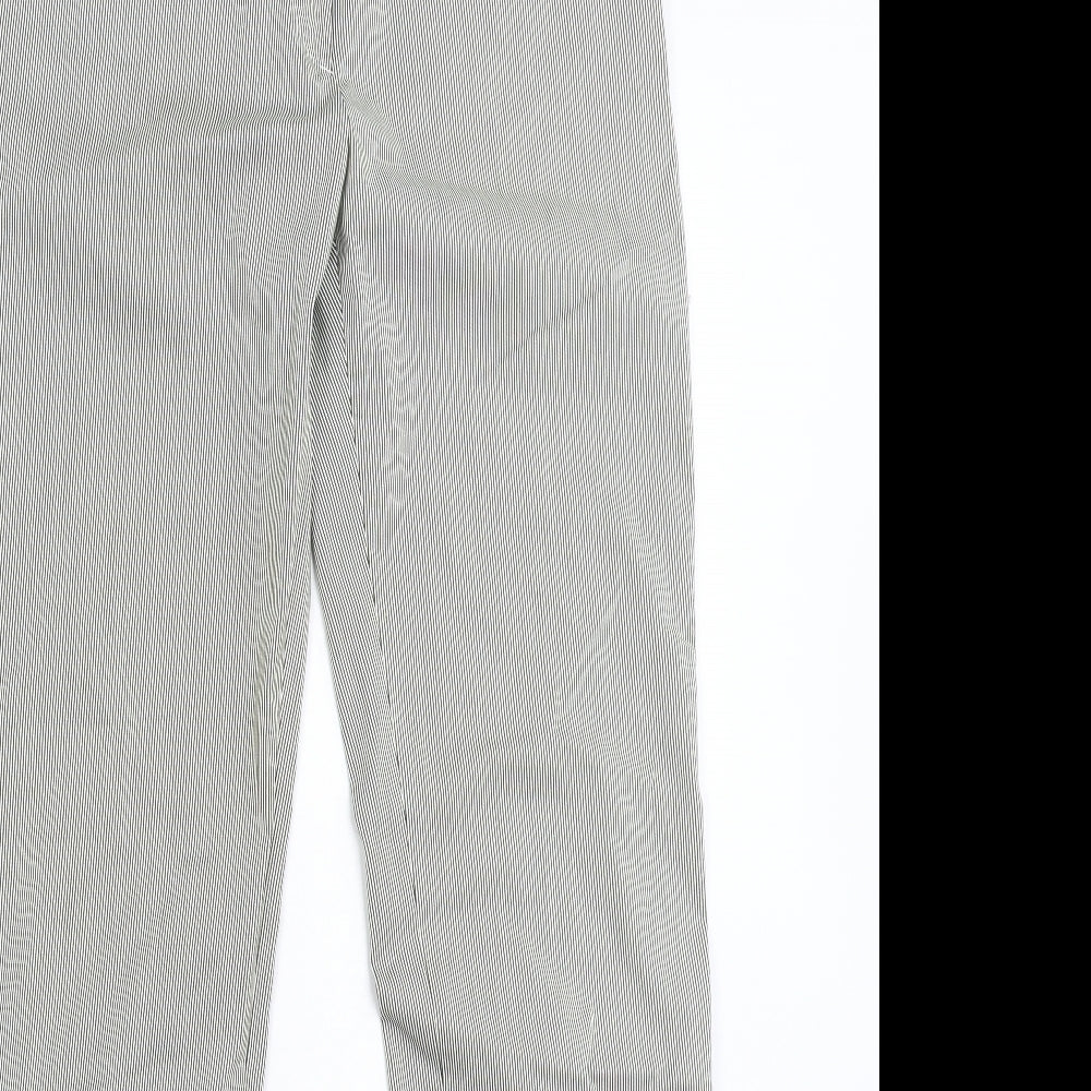 Absolu Womens Grey Striped  Trousers  Size 30 in L32 in