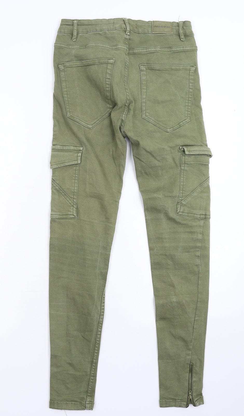 Pull&Bear Womens Green  Denim Skinny Jeans Size 26 in L26 in