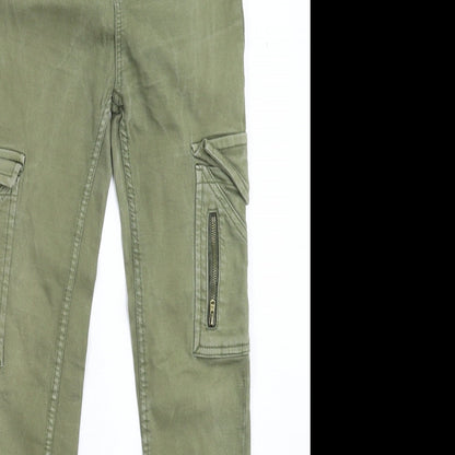 Pull&Bear Womens Green  Denim Skinny Jeans Size 26 in L26 in
