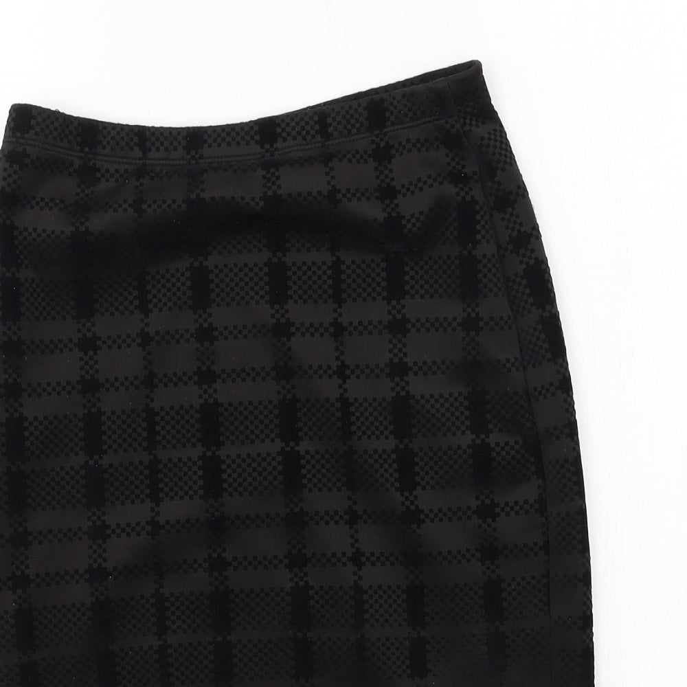 Atmosphere Womens Black  Jersey A-Line Skirt Size 10