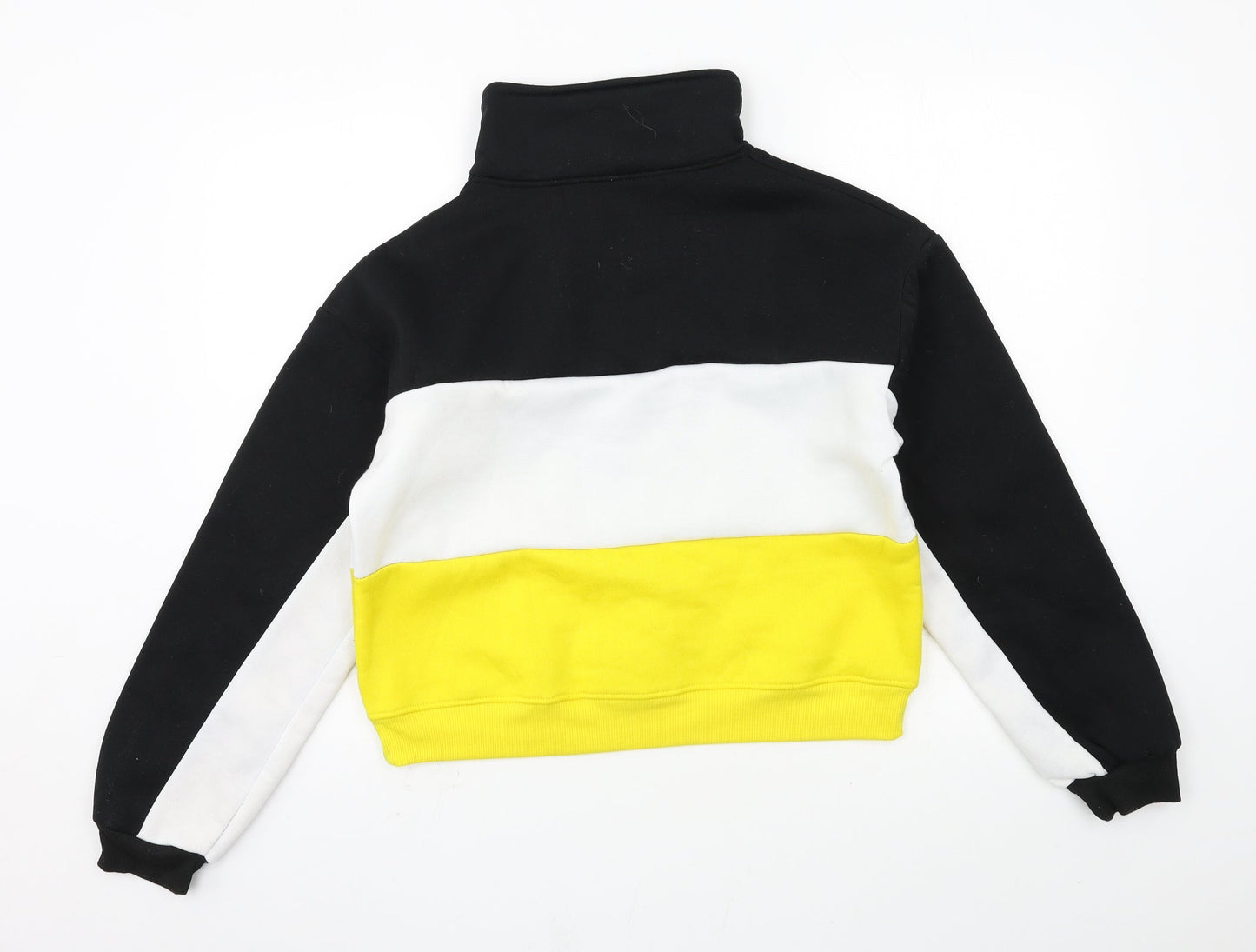 Preworn Girls Multicoloured Geometric Jersey Pullover Sweatshirt Size XL