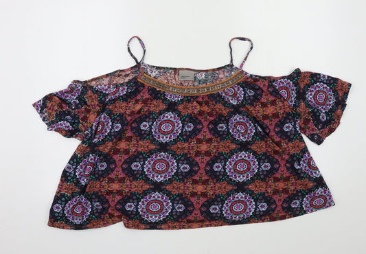 Womens UK Size L VERO MODA Multicoloured Basic Blouse