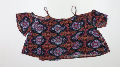Womens UK Size L VERO MODA Multicoloured Basic Blouse