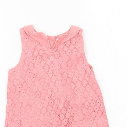 Matalan Girls Pink  Lace A-Line  Size 3-4 Years