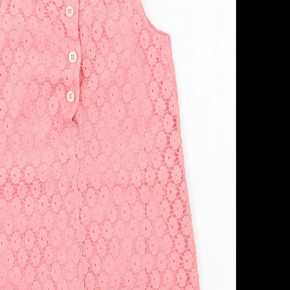Matalan Girls Pink  Lace A-Line  Size 3-4 Years