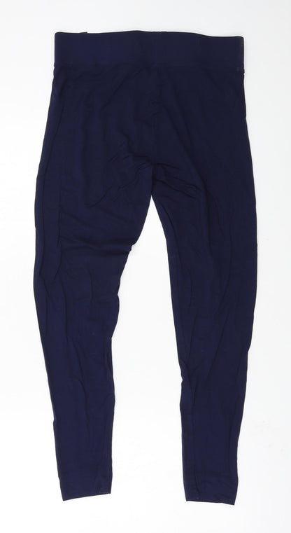 Womens UK Size 12 Marks and Spencer  Capri Blue Leggings