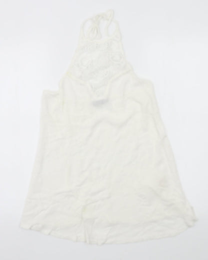 Boohoo Womens White   Basic Tank Size 12