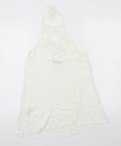 Boohoo Womens White   Basic Tank Size 12