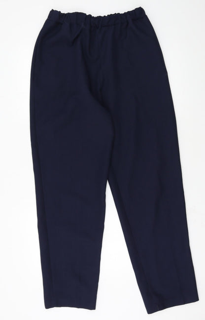 Womens UK Size 34 in Preworn Regular Fit  Blue Trousers
