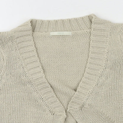 Womens UK Size 14 Marks and Spencer Grey Cardigan Jumper