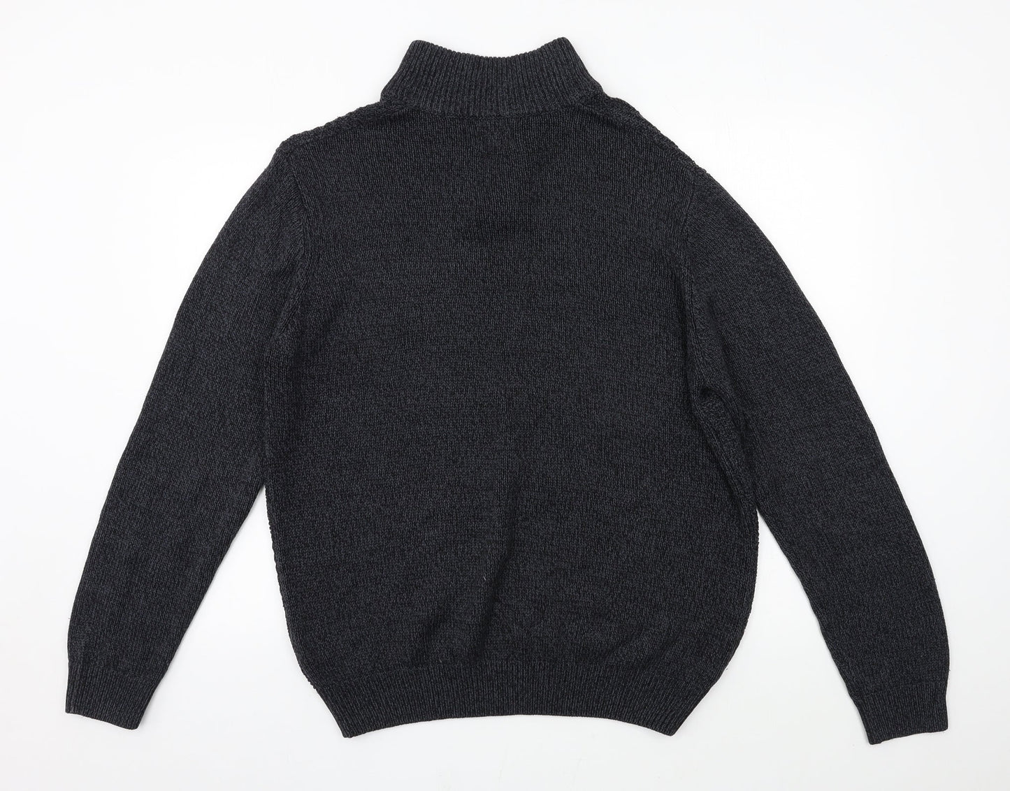 Matalan Mens Grey  Knit Pullover Jumper Size L