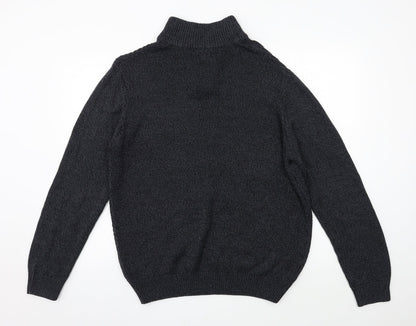Matalan Mens Grey  Knit Pullover Jumper Size L