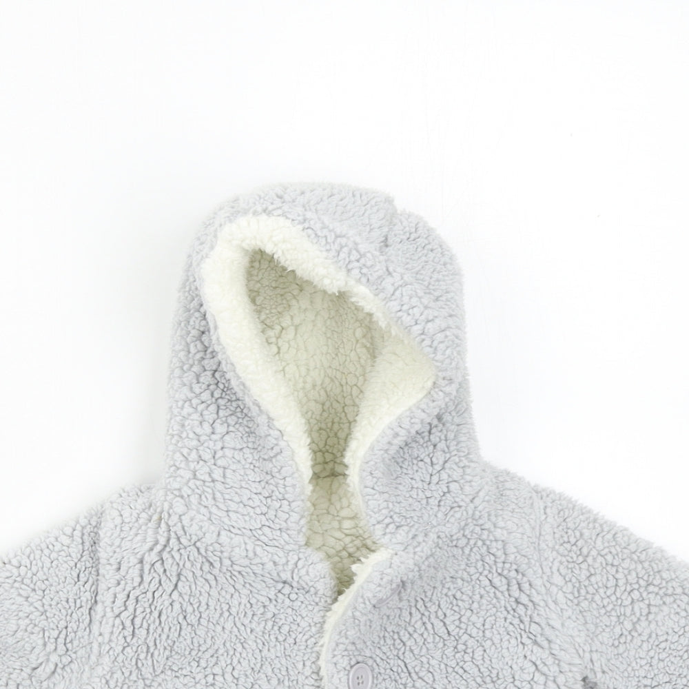 Close-up detail of Matalan Baby Blue Jacket, size 6-9, Months
