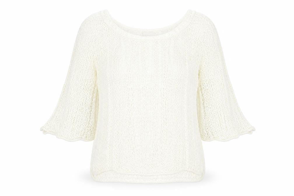 Womens UK Size M AMARANTO Ivory Pullover Jumper