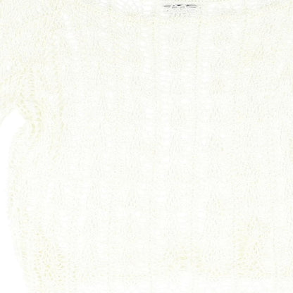 AMARANTO Womens Ivory   Pullover Jumper Size M