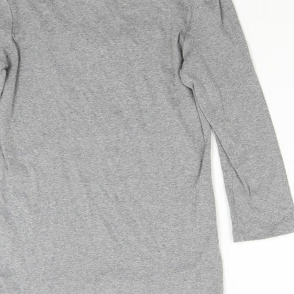 M&S Womens Grey   Basic T-Shirt Size 12