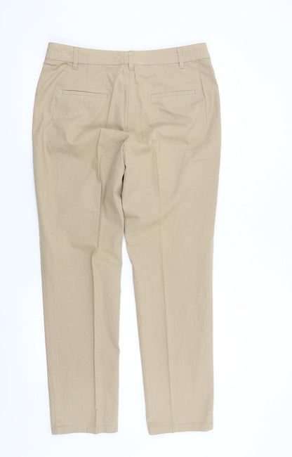 Savoir Womens Beige   Trousers  Size 14 L29 in