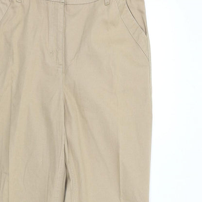Savoir Womens Beige   Trousers  Size 14 L29 in