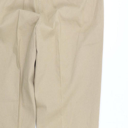 Savoir Womens Beige   Trousers  Size 14 L29 in