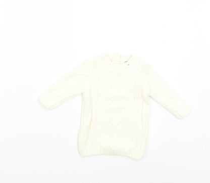 Primark Baby Ivory  Knit Pullover Jumper Size 3-6 Months