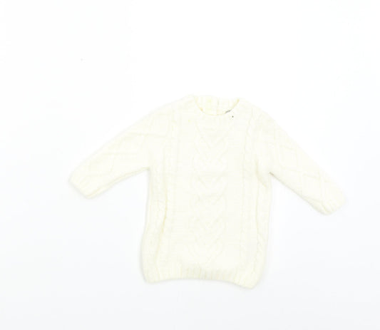 Primark Baby Ivory  Knit Pullover Jumper Size 3-6 Months