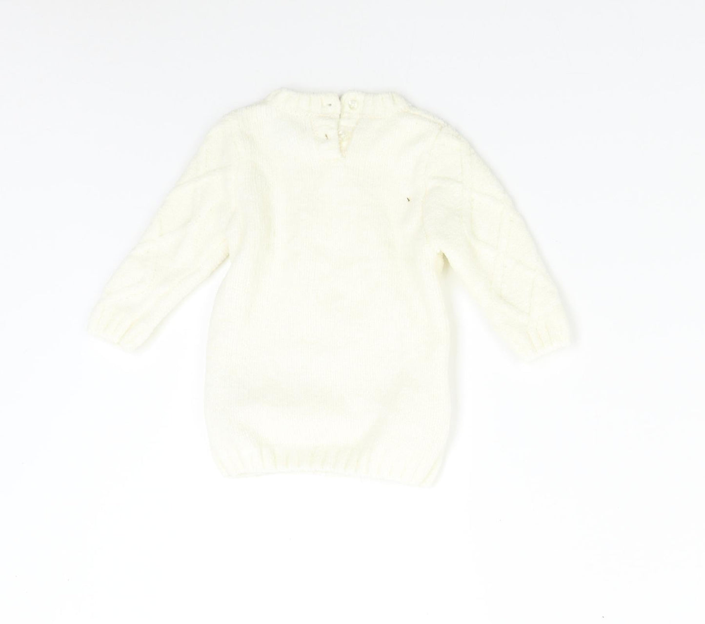 Primark Baby Ivory  Knit Pullover Jumper Size 3-6 Months