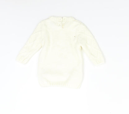 Primark Baby Ivory  Knit Pullover Jumper Size 3-6 Months