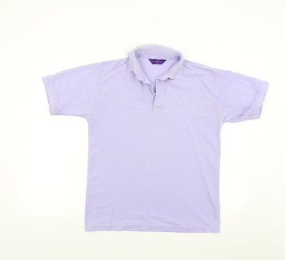 Henbury Mens Purple    Polo Size M