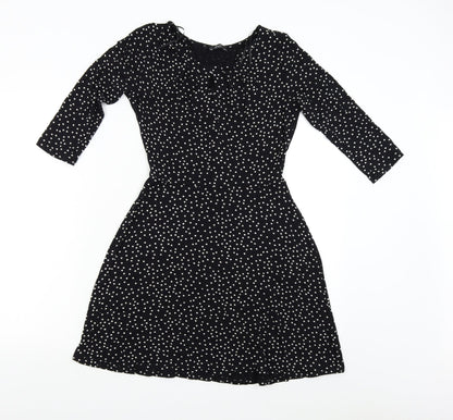 F&F Womens Black Polka Dot  Shift  Size S