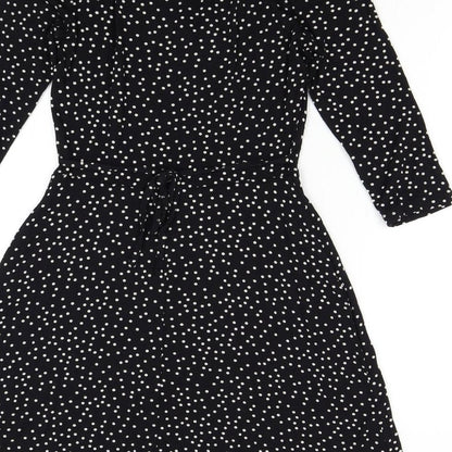 F&F Womens Black Polka Dot  Shift  Size S