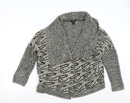 Womens UK Size M H&M Multicoloured Cardigan Jumper