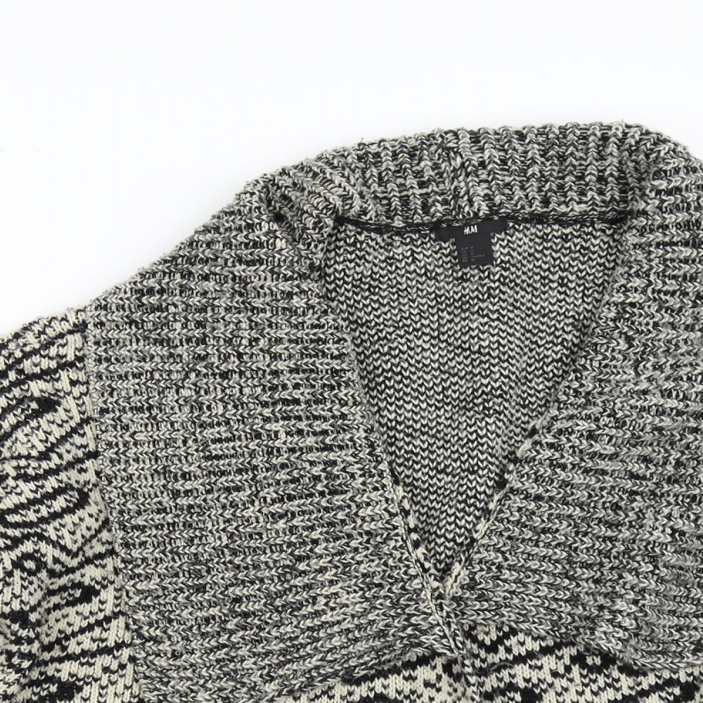 Womens UK Size M H&M Multicoloured Cardigan Jumper