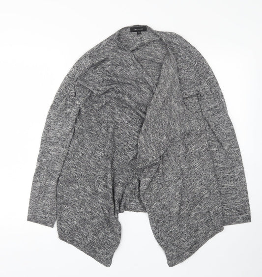 Womens UK Size 6 New Look Grey Cardigan Jumper