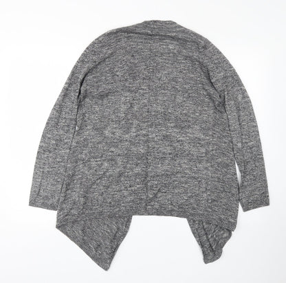 Womens UK Size 6 New Look Grey Cardigan Jumper