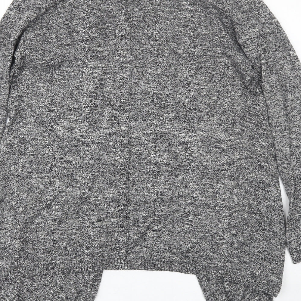 Womens UK Size 6 New Look Grey Cardigan Jumper