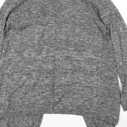 Womens UK Size 6 New Look Grey Cardigan Jumper