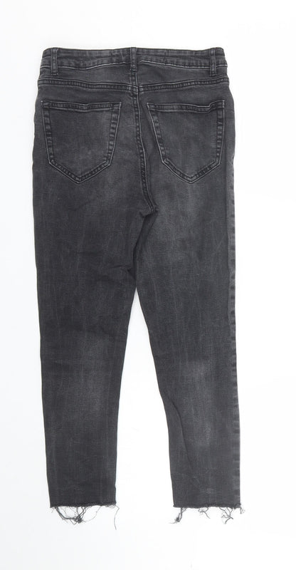 Denim co Womens Black  Denim Skinny Jeans Size 8 L21 in