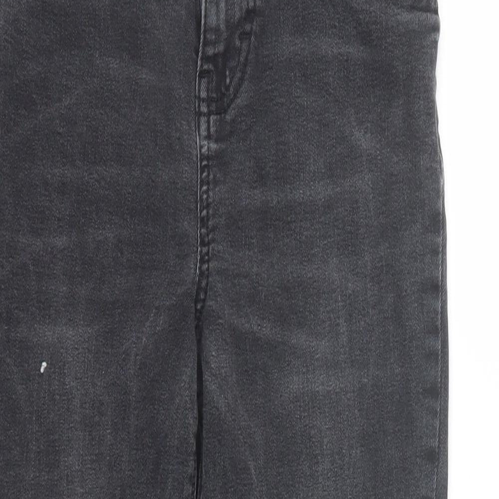 Denim co Womens Black  Denim Skinny Jeans Size 8 L21 in