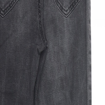 Denim co Womens Black  Denim Skinny Jeans Size 8 L21 in