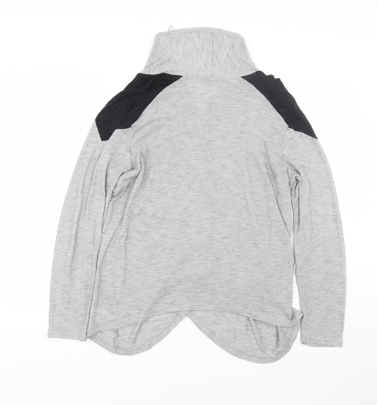 Womens UK Size 14 Papaya Grey Cardigan Jumper