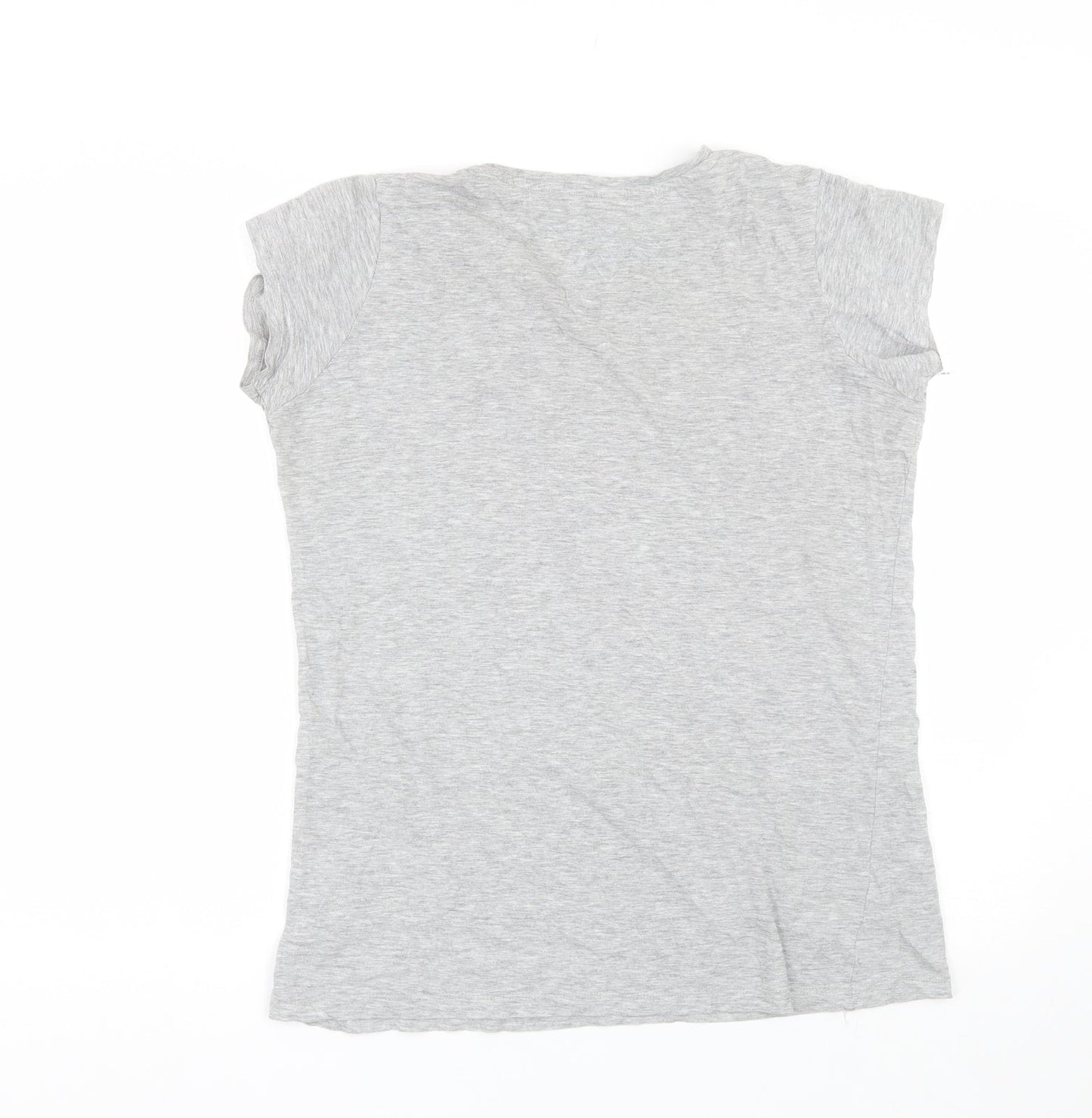 Denim co Womens Grey   Basic T-Shirt Size 12