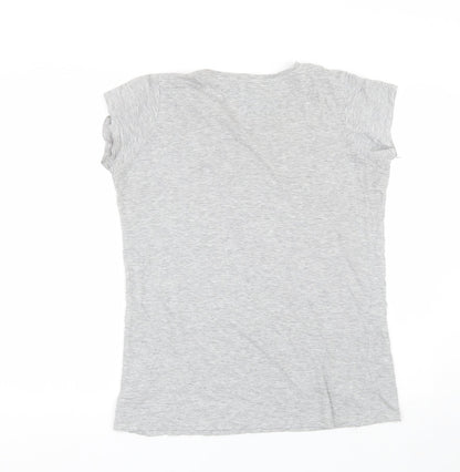 Denim co Womens Grey   Basic T-Shirt Size 12