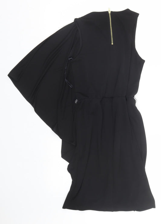 River Island Womens Black   Wrap Dress  Size 8