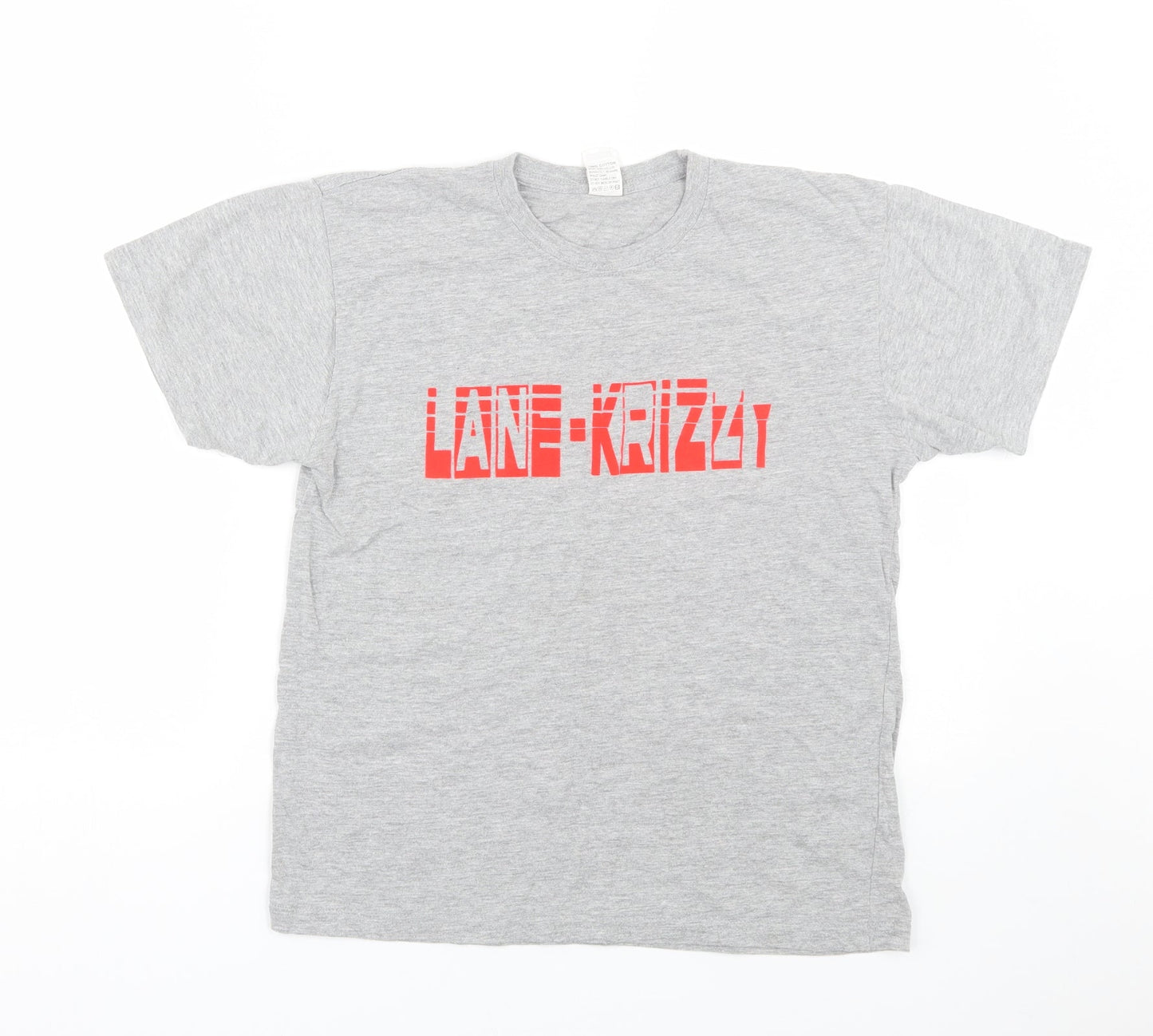 Stars & Stripes Boys Grey   Basic T-Shirt Size 12-13 Years