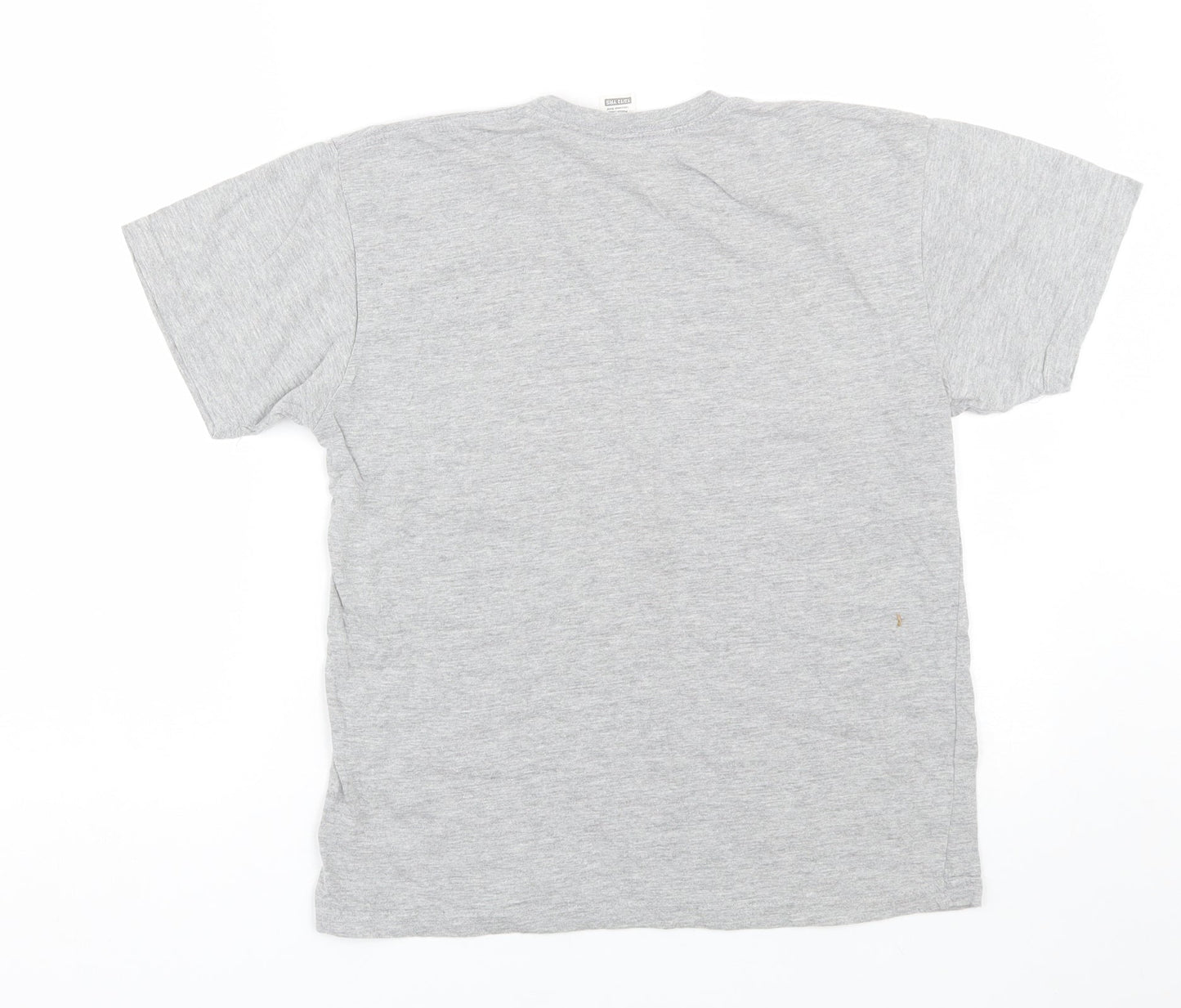 Stars & Stripes Boys Grey   Basic T-Shirt Size 12-13 Years
