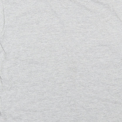 Stars & Stripes Boys Grey   Basic T-Shirt Size 12-13 Years