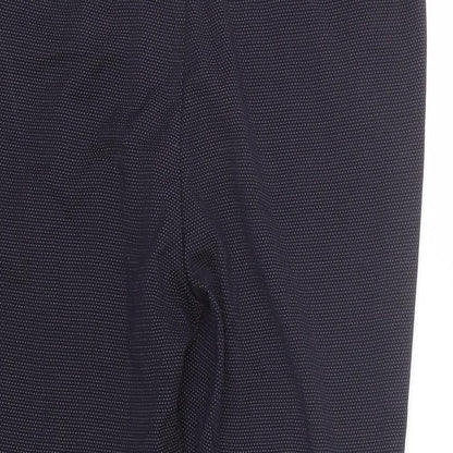 Womens UK Size 16 H&M Regular Fit Dress Pants Blue Trousers