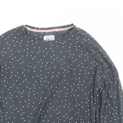 Love to lounge Womens Grey Polka Dot  Top Pyjama Top Size S
