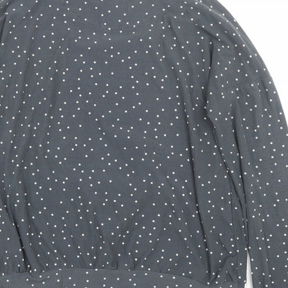 Love to lounge Womens Grey Polka Dot  Top Pyjama Top Size S